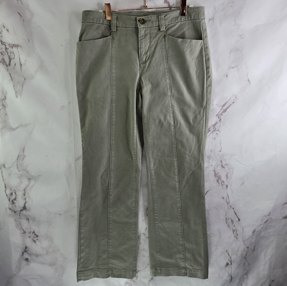 Duluth Pants Womens 6 X 29 Gray Workday Warrior High Rise Straight Stretch